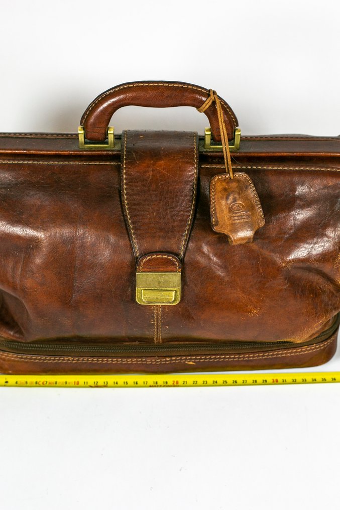 The Bridge - borsa pelle italiana con doppio fondo - Torebka #2.1