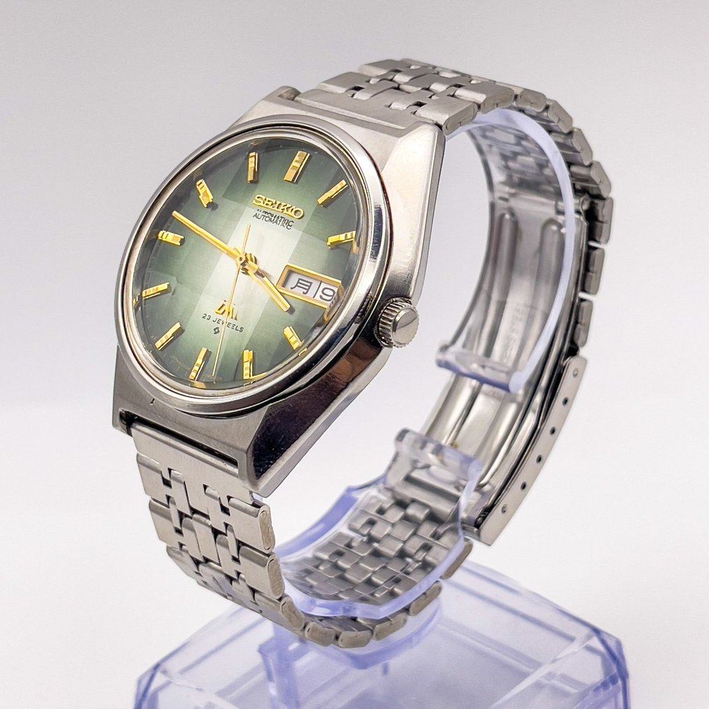 Seiko - LM "Gradient Green Sunburst" [Near-Mint] 皇光 (Kōkō) – Imperial Light - 5606-7310 - Hombre - 1975 #1.0