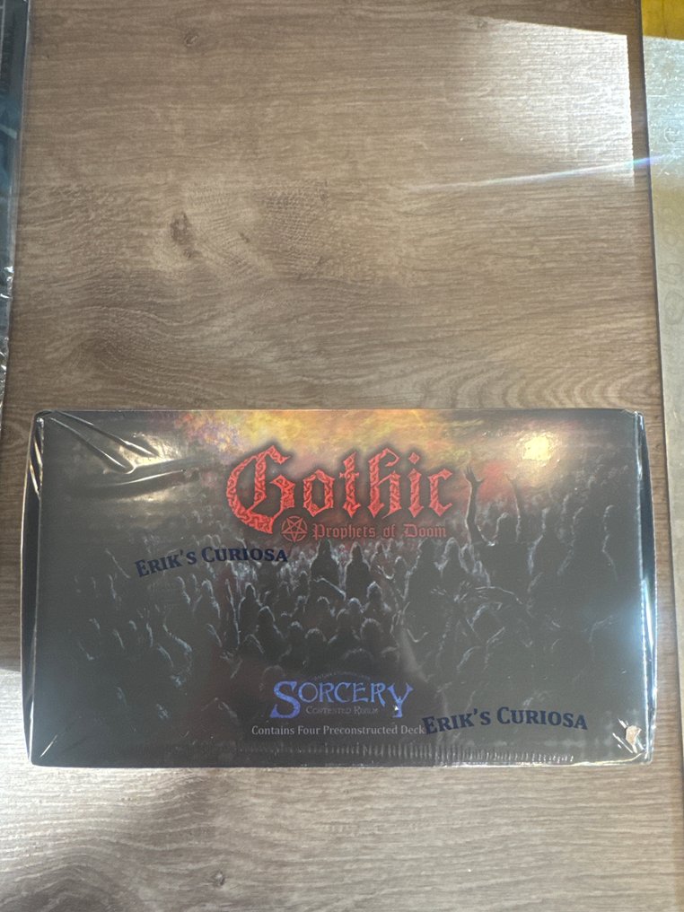 Sorcery Contested Realm - 3 Booster bundle - Sorcery Gothic Alphainvestments playmat, promocard & preconstructed Gothic box #3.2