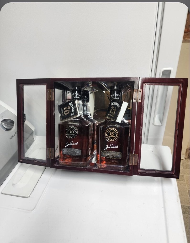 Jack Daniel's 70th & 75th Anniversary Prohibition Set  - b. 2008  - 75厘升 - 2 瓶 #1.0