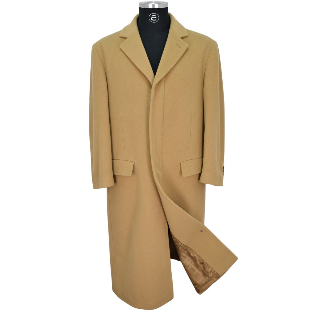 Burberry London Wool & Cashmere Camel Tailored - Coat #1.0