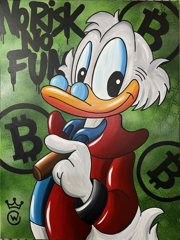 Xavier Van Walsem (1980) - Scrooge mcduck Bitcoin Big Red #1.0