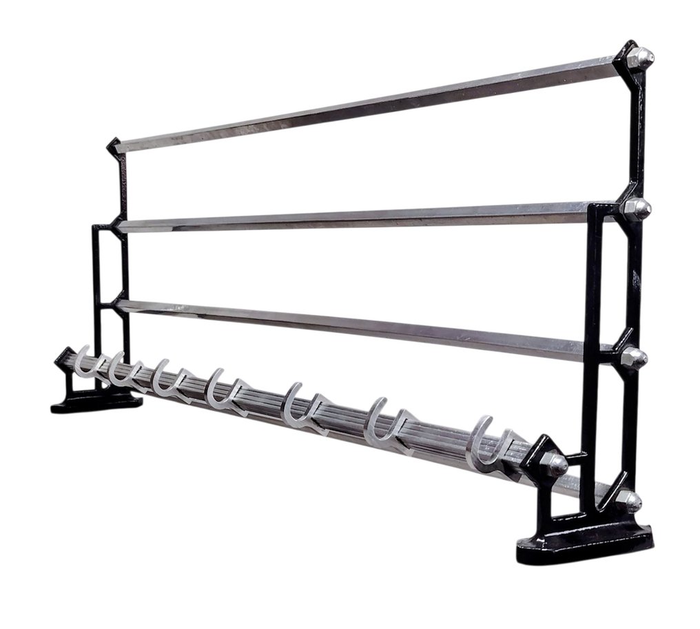 Art-deco bauhaus hat rack coat rack hanger . Designer: János Diósy. - Κρεμάστρα παλτό - Αλουμίνιο-νικέλιο #1.0