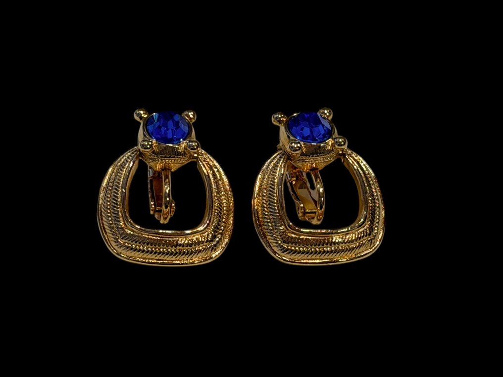 Camrose & Kross - Gold-plated - Σκουλαρίκια - Σπάνιο διαμάντι, χτυπητήρι πόρτας. #1.0