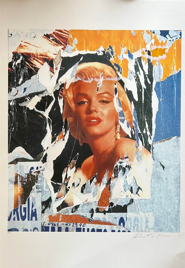 Mimmo Rotella (1918-2006) - Omaggio a Marilyn #1.0