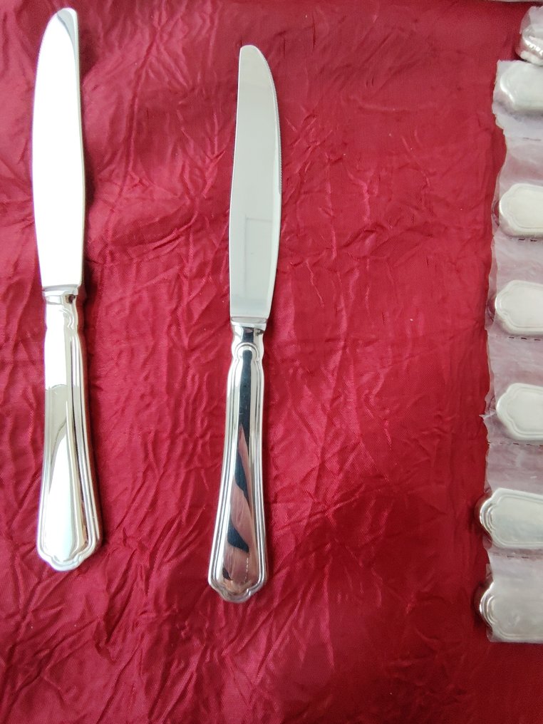 Broggi Home - Ensemble de couteaux de table (12) - Acier, Plaqué(e) argent - sans prix de réserve #4.3