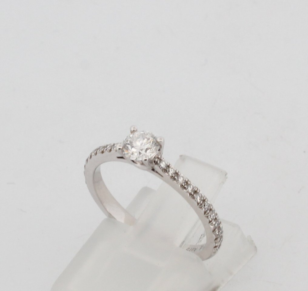 χωρίς τιμή ασφαλείας - Δαχτυλίδι - 18 καράτια Λευκός χρυσός Διαμάντι (Φυσικό) - Διαμάντι #2.1