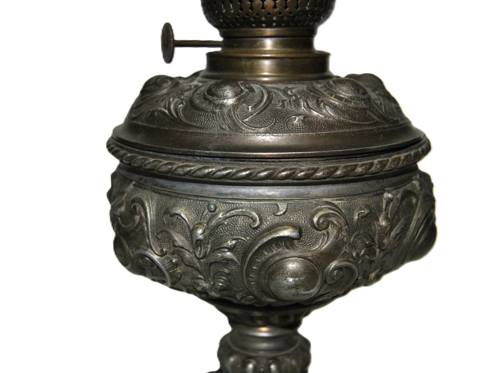 Rund Brenner - Kerosene lamp - Glass, Antimony #4.3