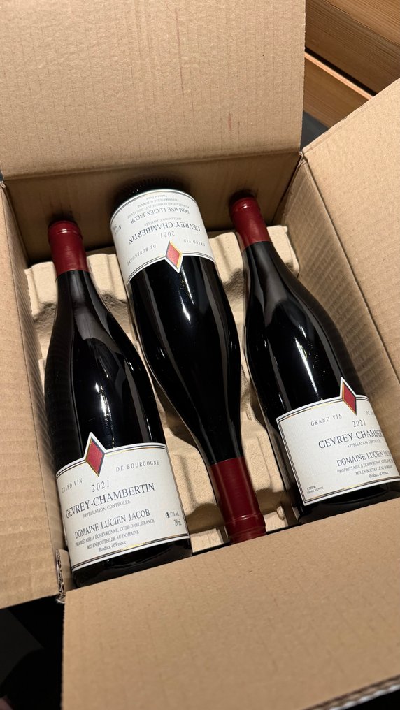 2021 Domaine Lucien Jacob - Gevrey Chambertin - 6 Flaskor (0,75L) #2.1