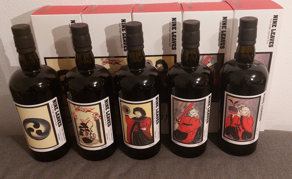 Nine Leaves LM&V - Collection Unsun Karuta  - b. de 2017 à 2020 - 70cl - 5 bouteilles #3.2