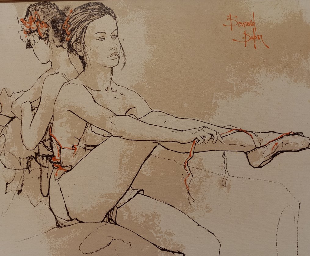 Bernard Dufour (1922-2016) - Les danseurs de ballet #1.0