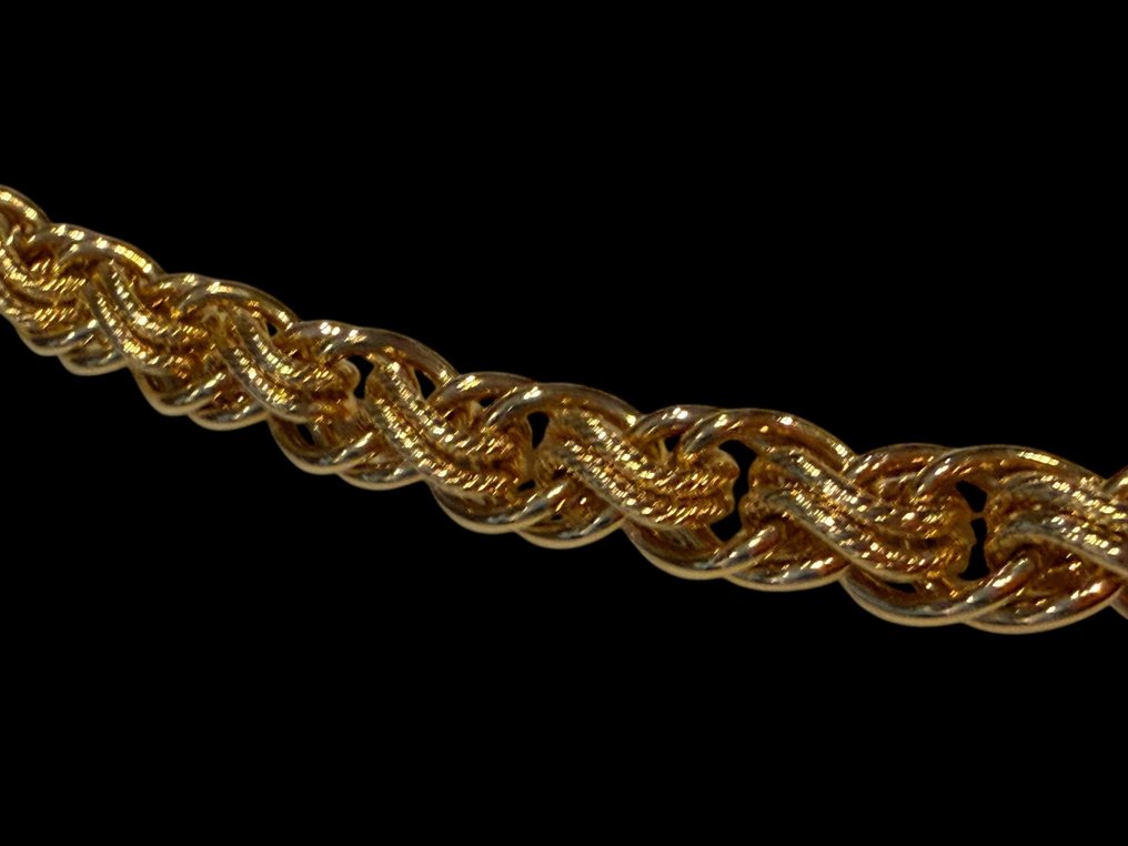 Camrose & Kross - 鍍金 - 頸鏈 - 稀有宝石门环 #4.3