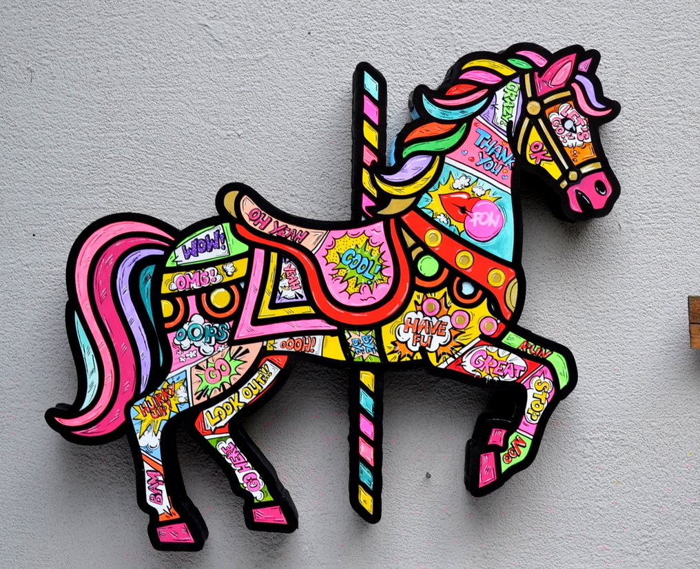 Patrycja Mroczkowska - Fairground Stallion 3D Pop Art XL #3.2