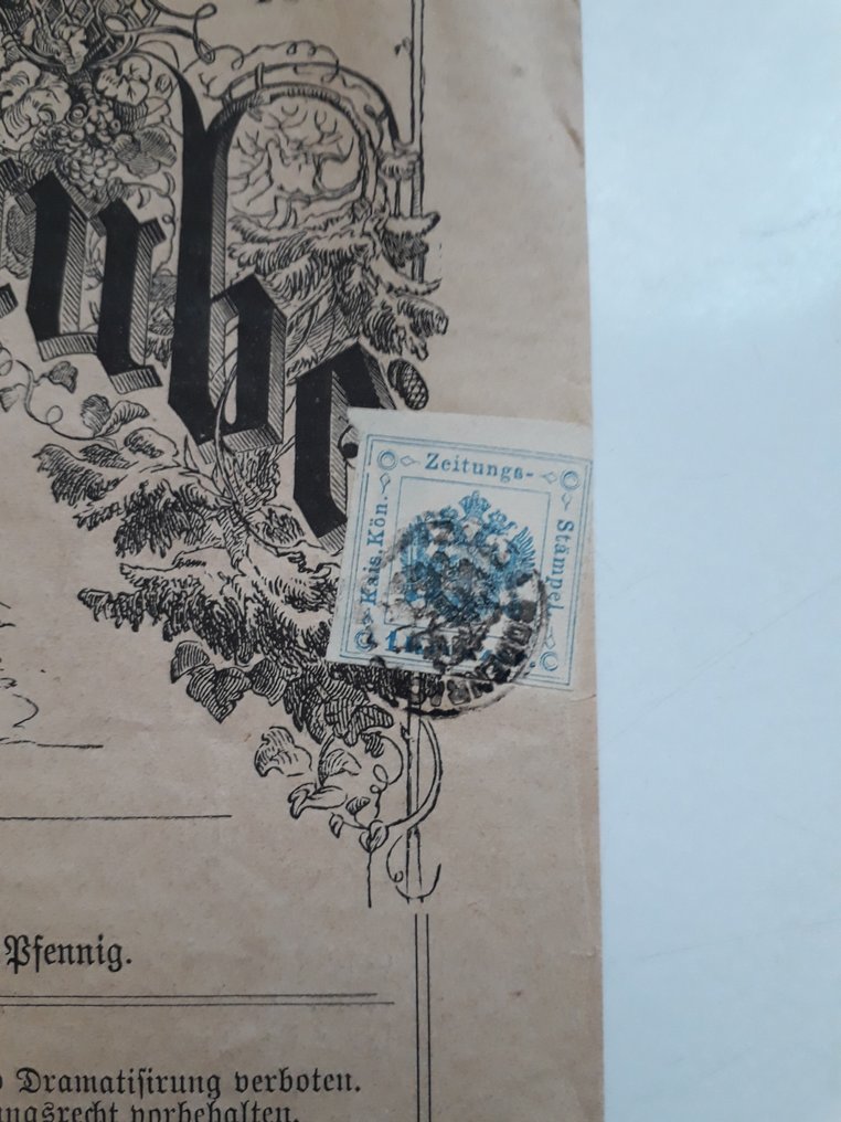 Austria 1828/1917 - Part of newspaper seals & newspaper stamp marks #4.3