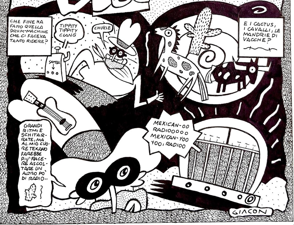 Massimo Giacon - 1 Original page - Wall of woodoo #2.1