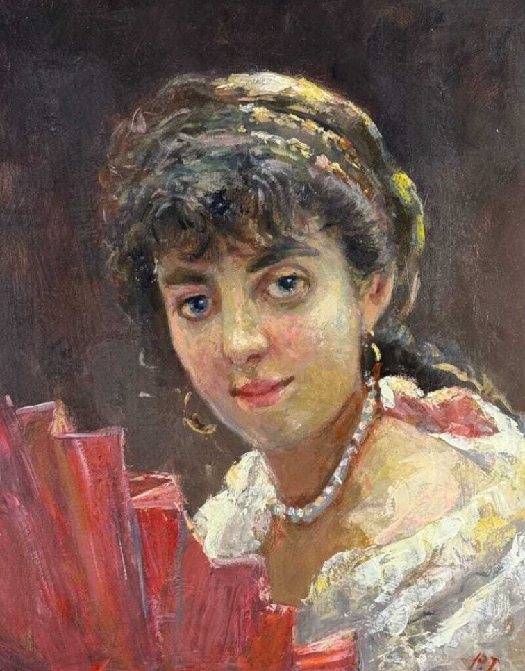 Szkoła włoska (XX) - Ritratto di giovane donna - NO RESERVE #1.0