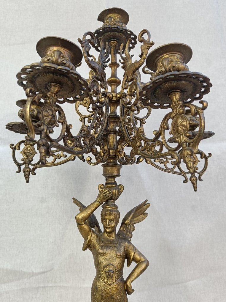 Κηροπήγιο - Alloy, χρυσωμένο - (ύψος 62cm, βάρος περίπου 8kg) #3.2