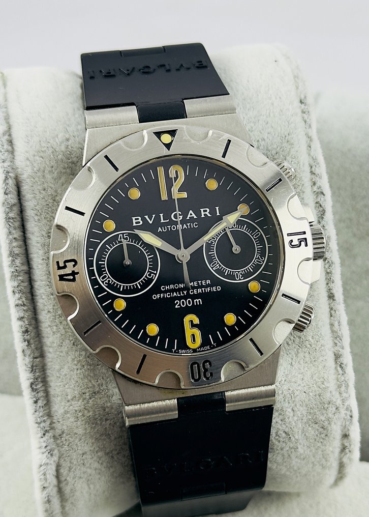 Bvlgari - Diagono Scuba Chrono - Utan reservationspris - SCB38S        BO4634    Cal.2282 - Män - 2000-2010  #2.1