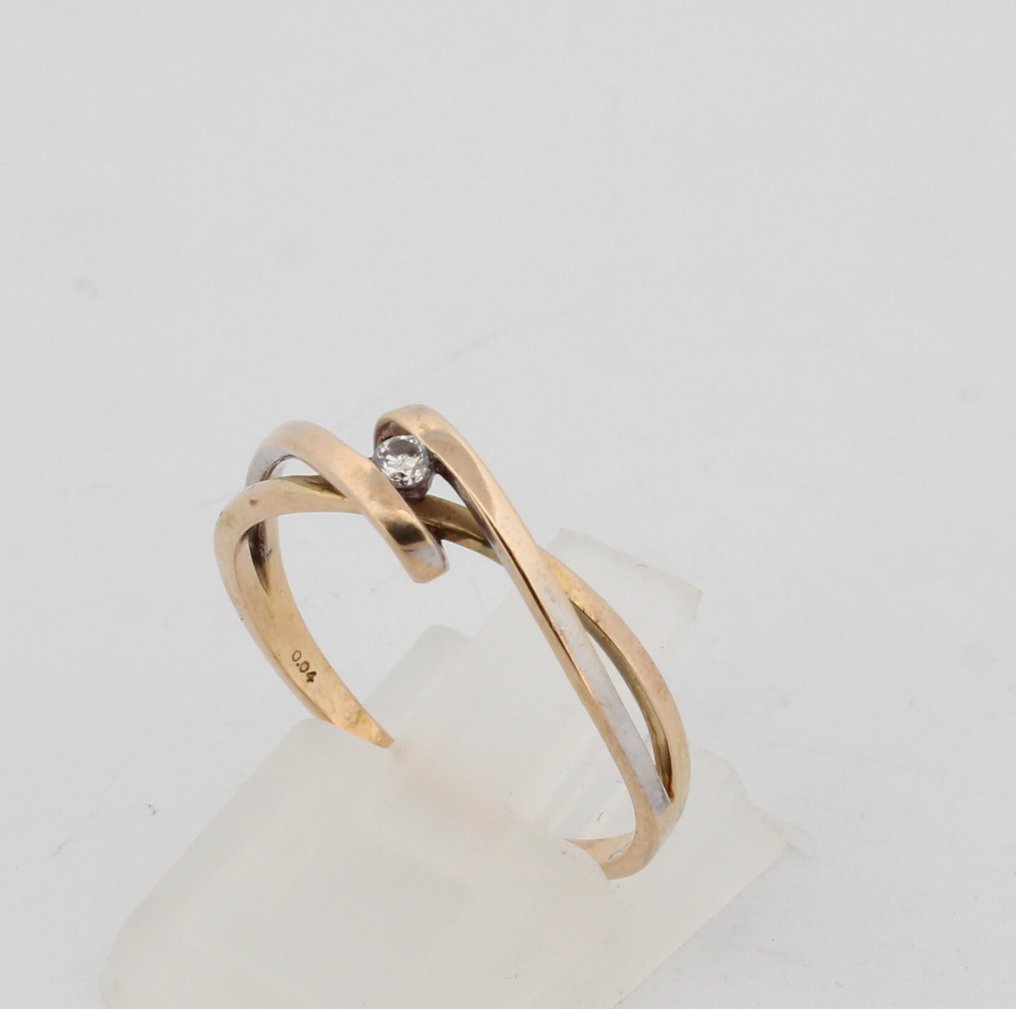 χωρίς τιμή ασφαλείας - Δαχτυλίδι - 18 καράτια Κίτρινο χρυσό Διαμάντι (Φυσικό) #2.1