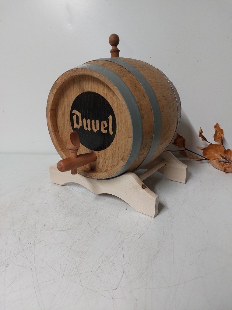 Vat - hout eik - eiken ton 3 liter Duvel #1.0