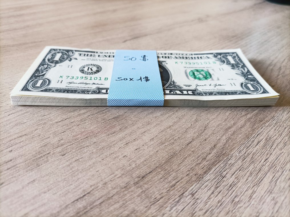 Amerikas Forenede Stater. - 50 x 1 Dollar 2021 (Ingen mindstepris) #2.1