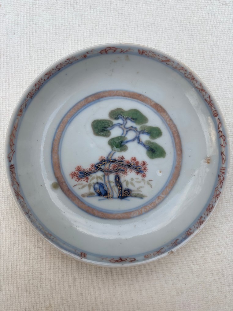 Nanking Cargo, cap și farfurie. - Ceramică - China - Qing Dynasty (1644-1911) #2.1