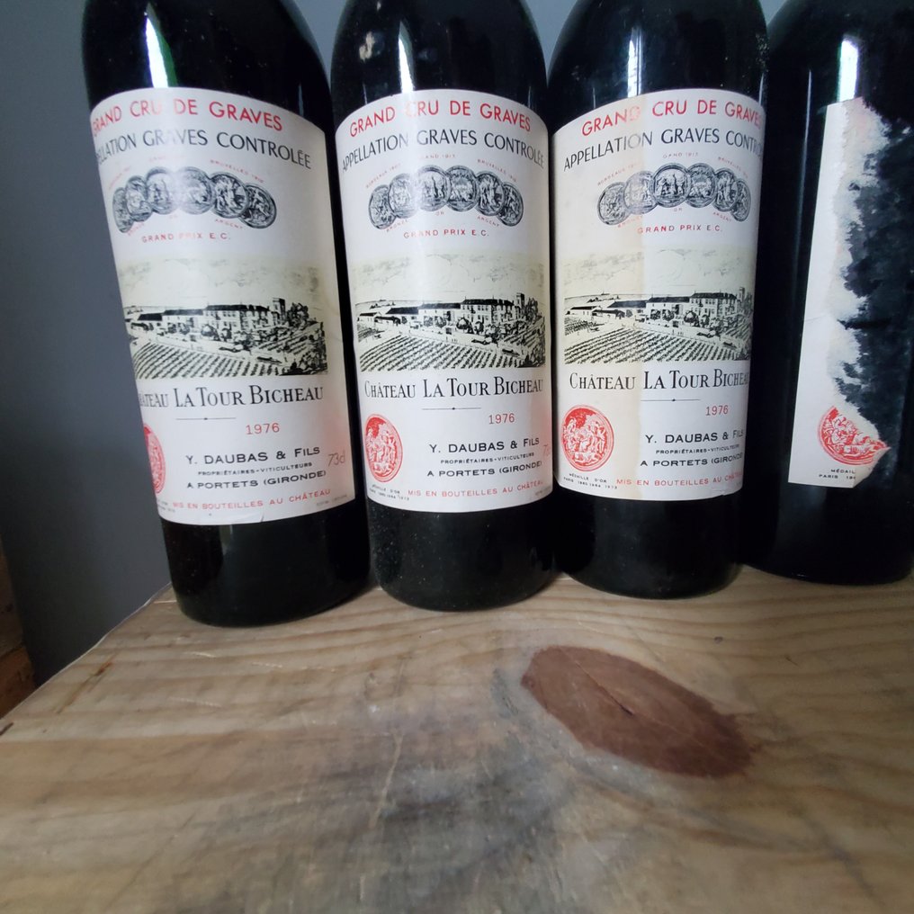1976 x 4 Chateau la Tour Bicheau 1985 Mouton Cadet & 1986 Mise de la Baronnie - 波爾多 - 6 瓶 (0.75L) #1.0