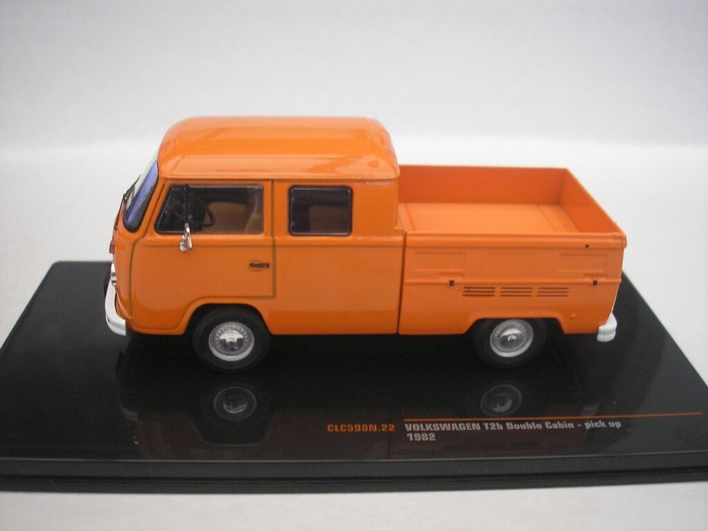 IXO 1:43 - Αυτοκίνητο μοντελισμού - VW Volkswagen T2b Pick-Up Double Cabin 1982 - Πορτοκαλί #2.1