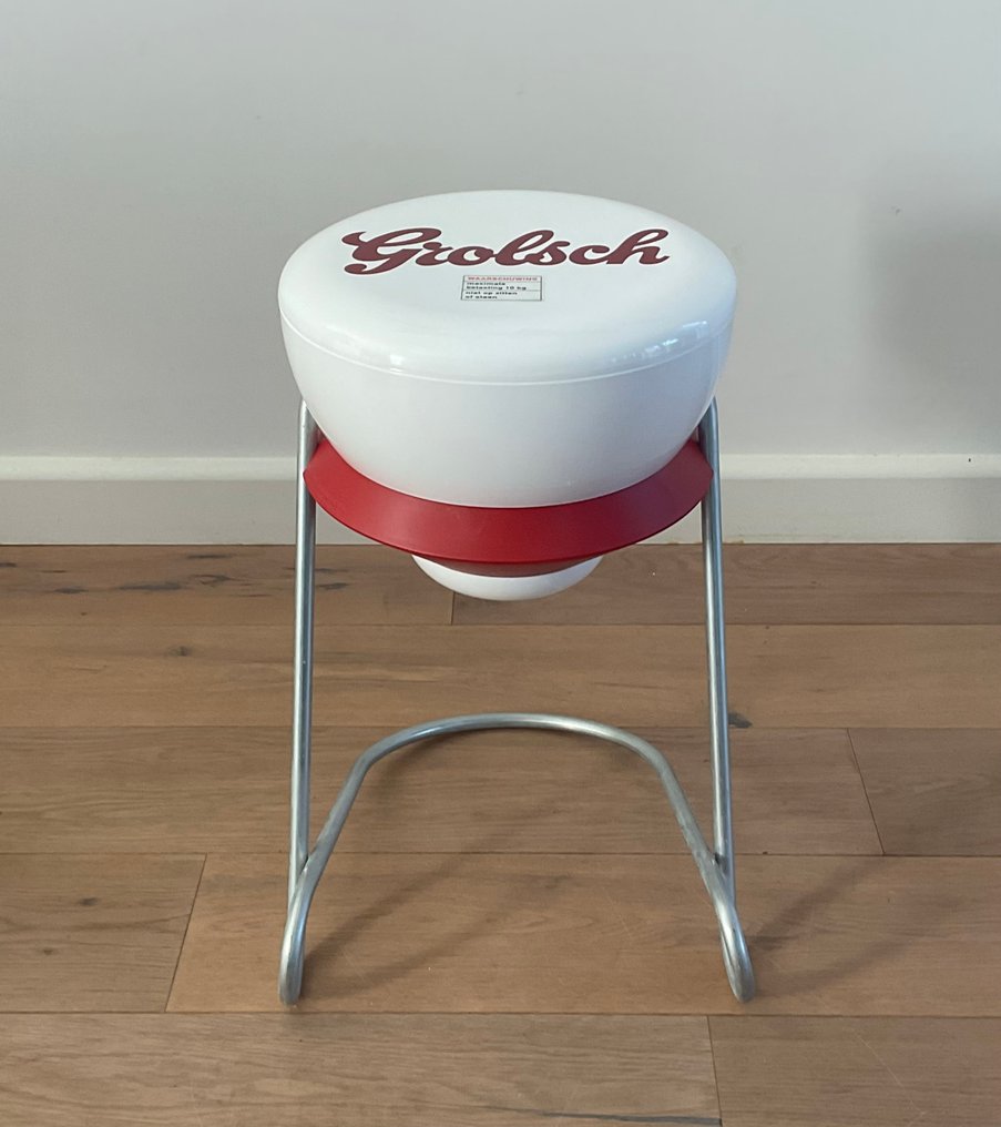 Side table - Iron, Plastic - Grolsch 'Beugeltafeltje' #1.0
