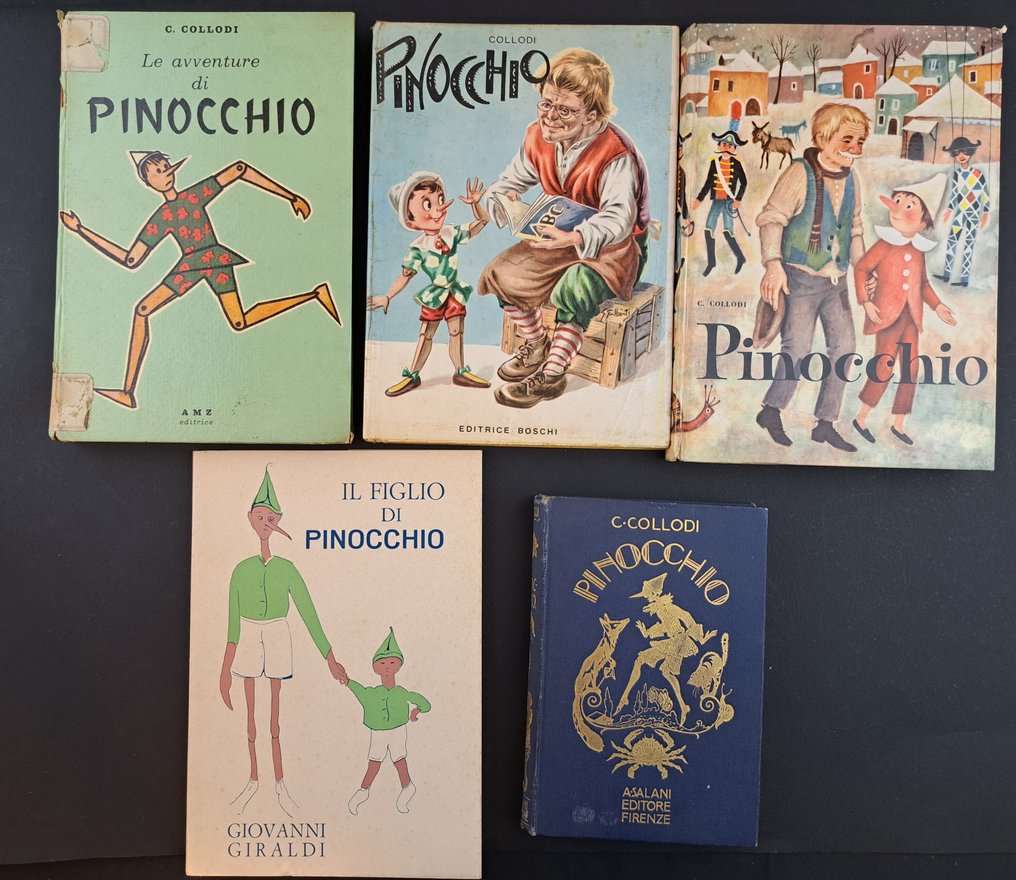Cavalieri, Bianchi, Faini, Moroni Celsi, Mingardi - Pinocchio di Cavalieri e Altri - 1929 #1.0