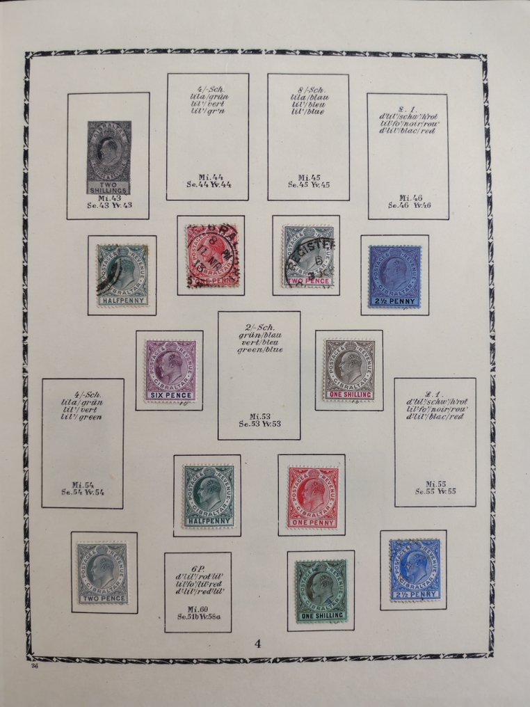 Great Britain 1850/1930 - Collection of letter sheets from the beginning #3.2