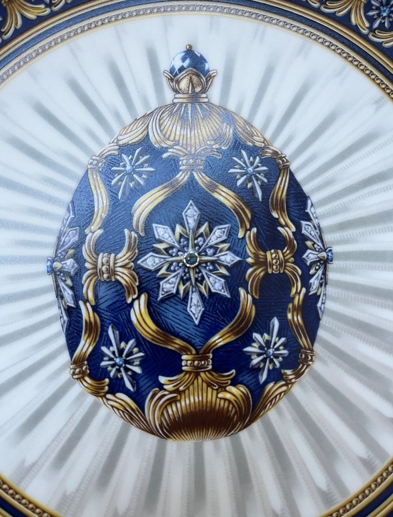 盘子 - Star of the North Jeweled Egg, House of Fabergé - 瓷 - 装饰用盘子 #2.1