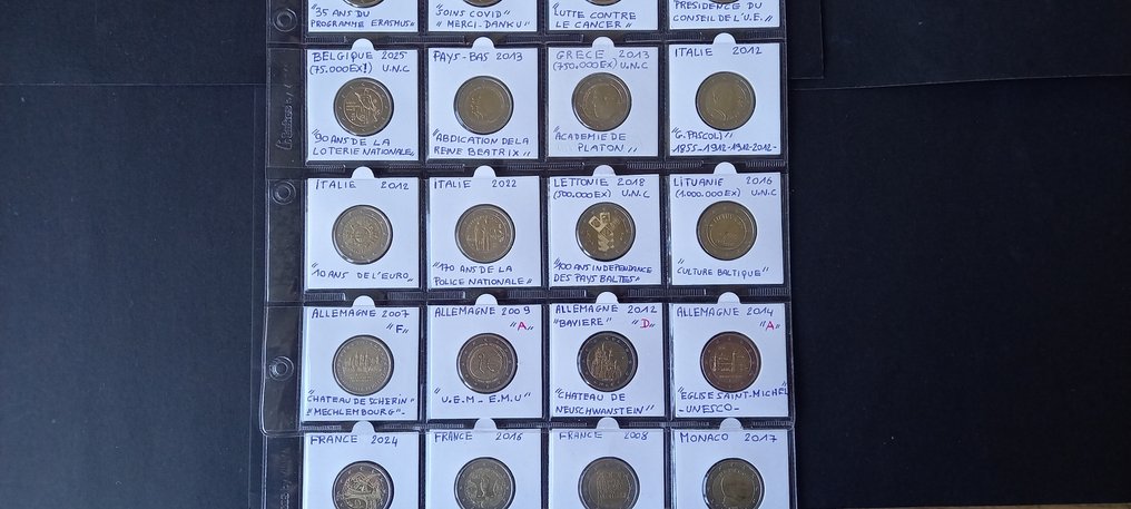 Europa. 2 Euro 2005/2025 (28 monnaies) (Sem preço de reserva) #3.2