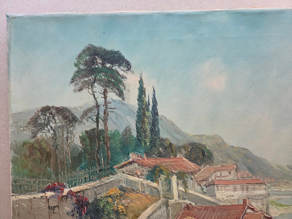 Europæisk skole (XX) - Kustgezicht. Mediterraan. #3.2