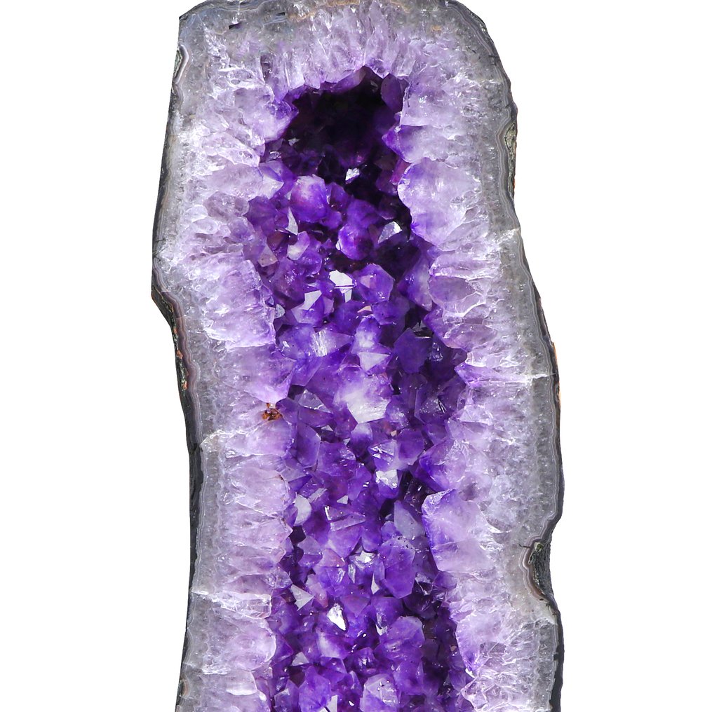 Vivid Amethyst 'Cathedral' Geode - 67x22x20 cm- 32 kg #3.2
