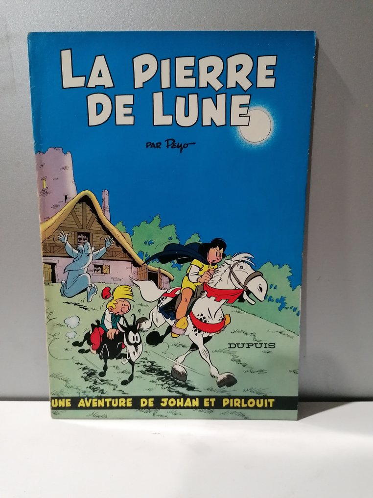 Johan et Pirlouit T4 - La Pierre de Lune - B - 1 Album - Επανέκδοση - 1962 #1.0