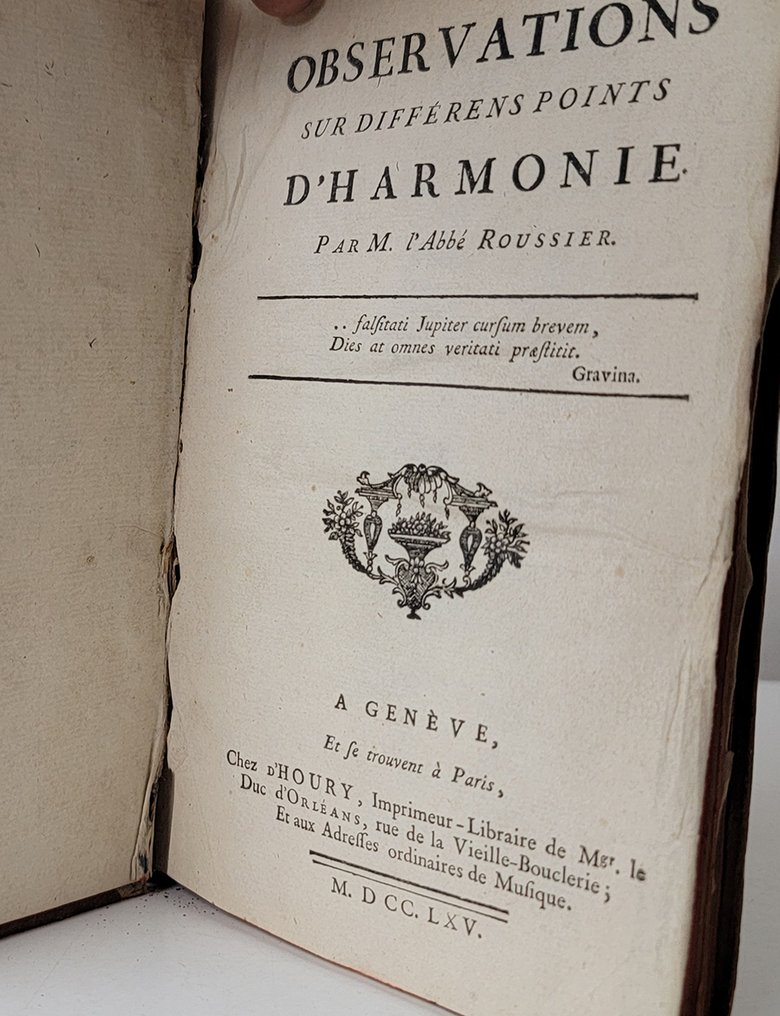 M. l'Abbé Roussier - Observations sur différens points d'harmonie - 1765 #3.2