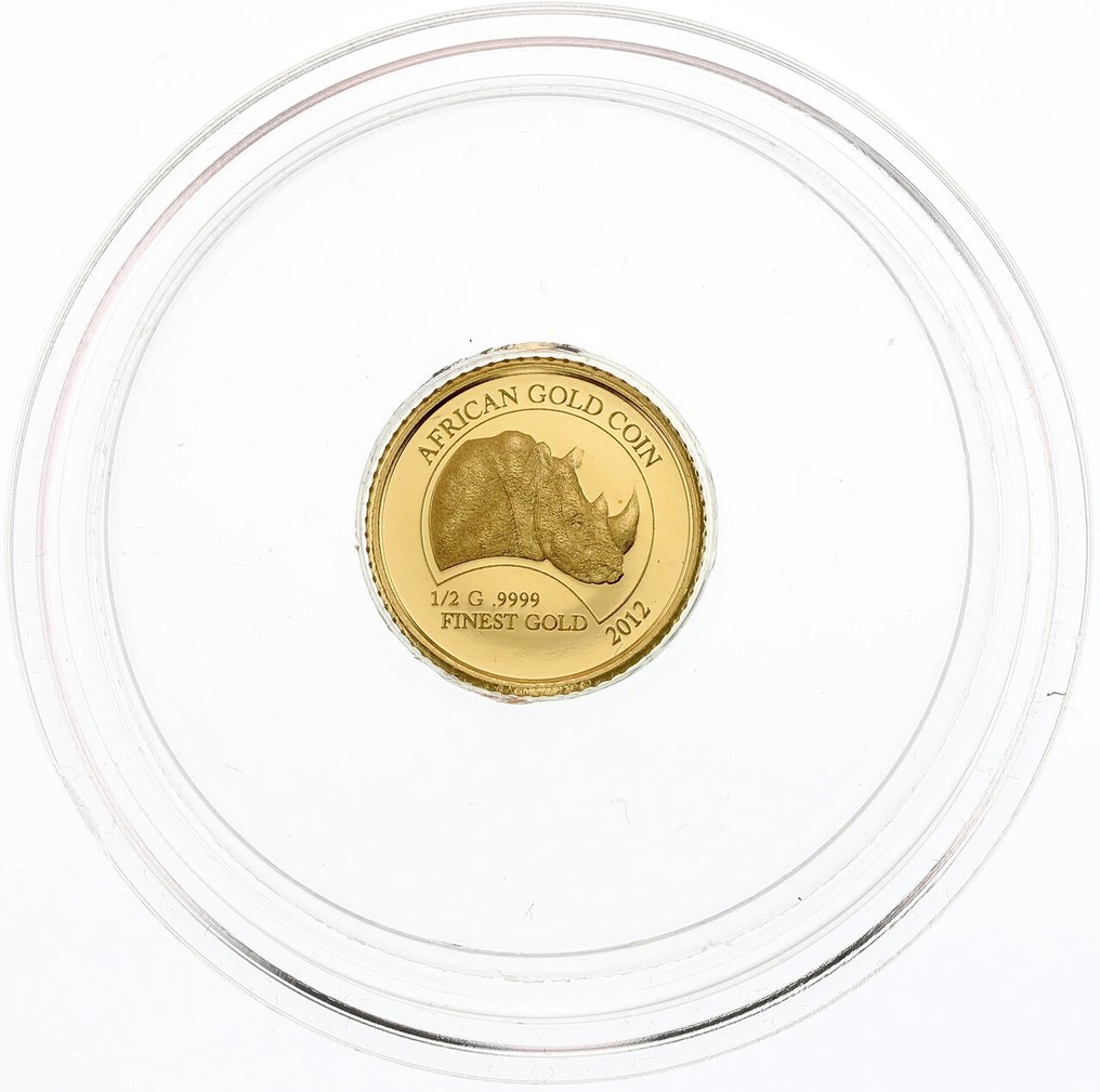 0,5 gram - Oro .999 - Rhino - 2012 (Sin precio de reserva) #2.1