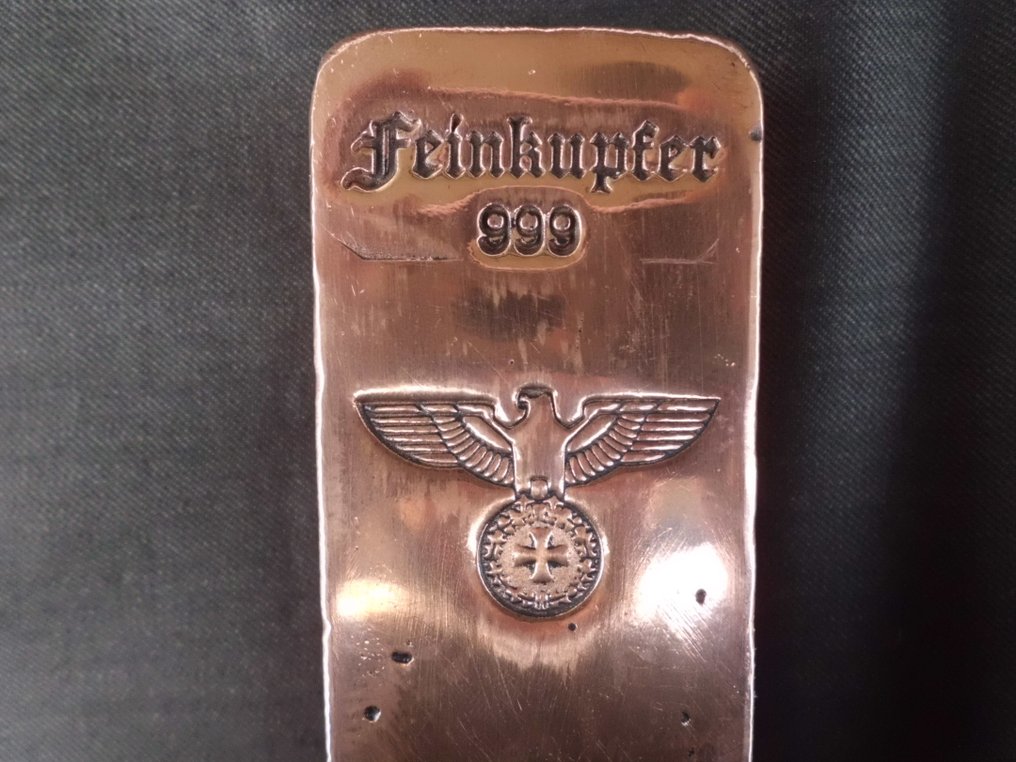 1 quilograma de cobre - .999. (Sem preço de reserva) #1.0