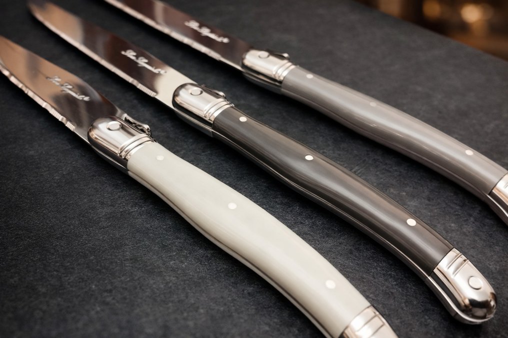 laguiole - Bestickset (12) - Stål - Couteaux laguiole #3.2