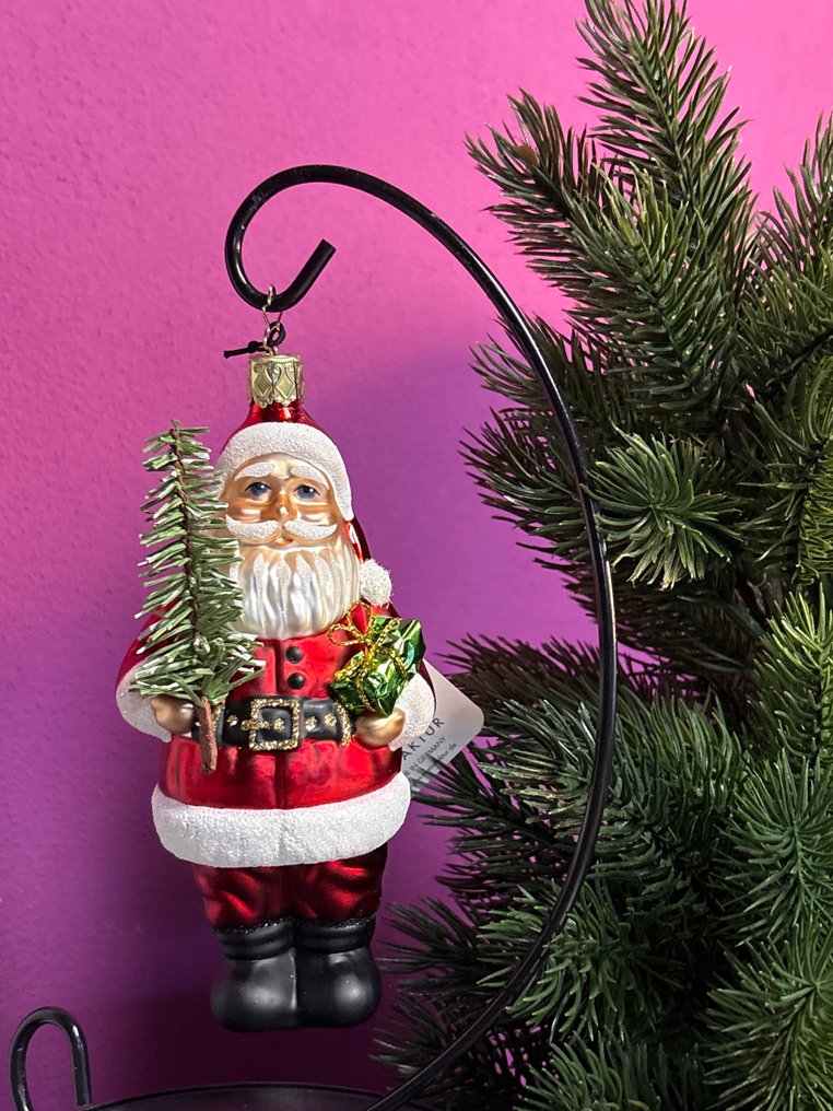 Brigitte Müller: jaarstuk Inge-Glas kerstman kerstornament 2025 - Kerstdecoratie Inge-Glas - Glas #1.0