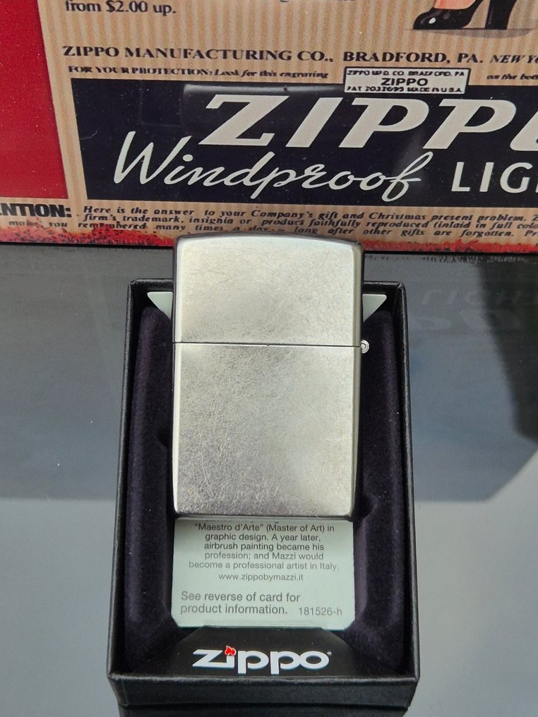 Zippo - Season by Claudio Mazzi D 17 - Ingen reservasjonspris - Lighter - Stål (rustfritt stål) #2.1