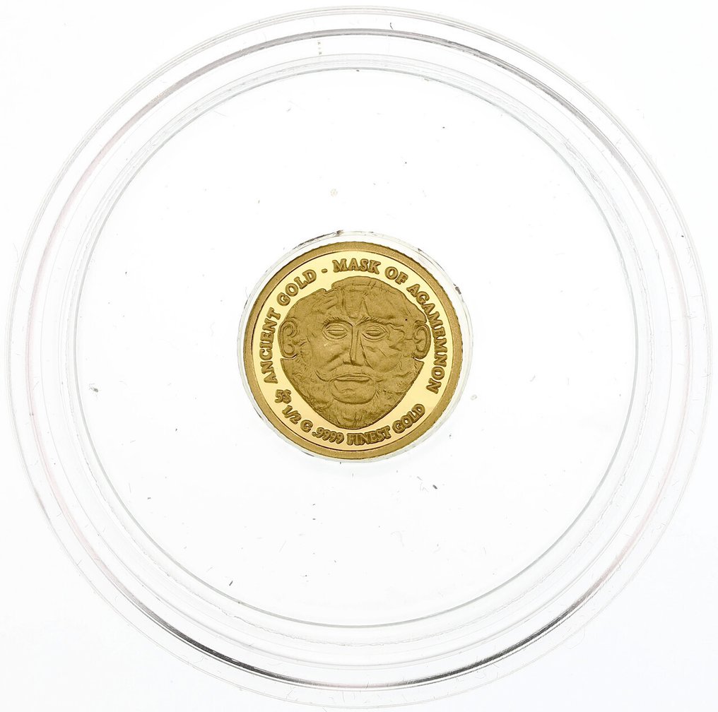 0,5 gram - Oro .999 - Masque d'Agamemnon - 2011  (Senza prezzo di riserva) #1.0