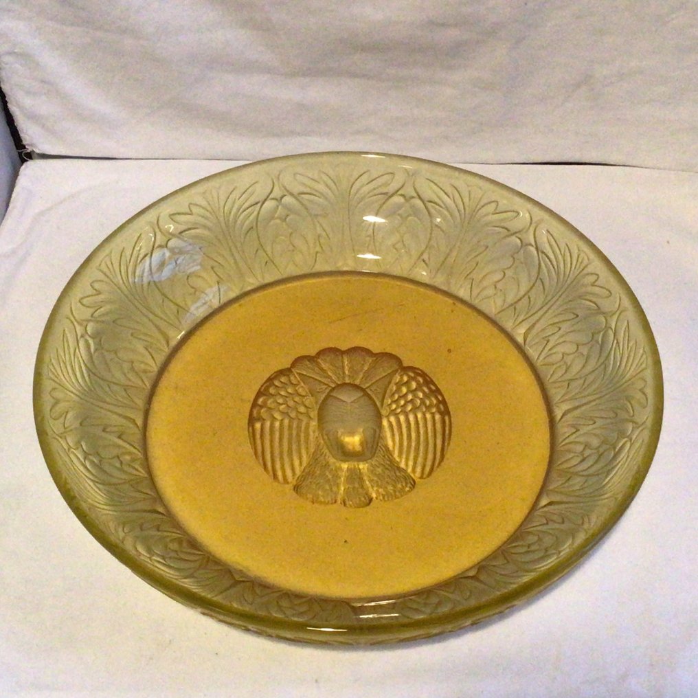 Pukeberg Glasbruk - Jules Henri Vernon - Πιατέλα - Γυαλί - Ο Λέων #1.0