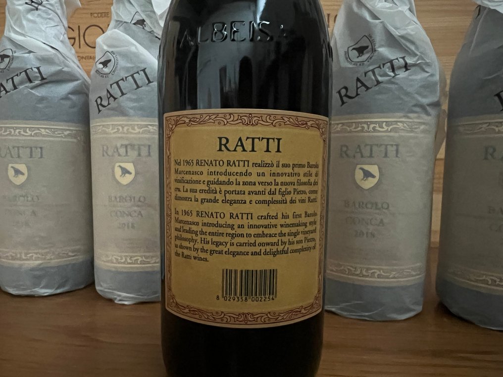 2018 Ratti Conca - Barolo - 6 Flasker (0,75 l) #3.2