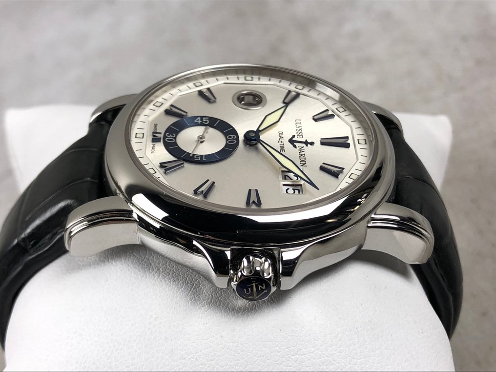 Ulysse Nardin - Marine Dual Time Manufacture Automatic - 243.55/91 - Mænd - 2010-2020  #3.2