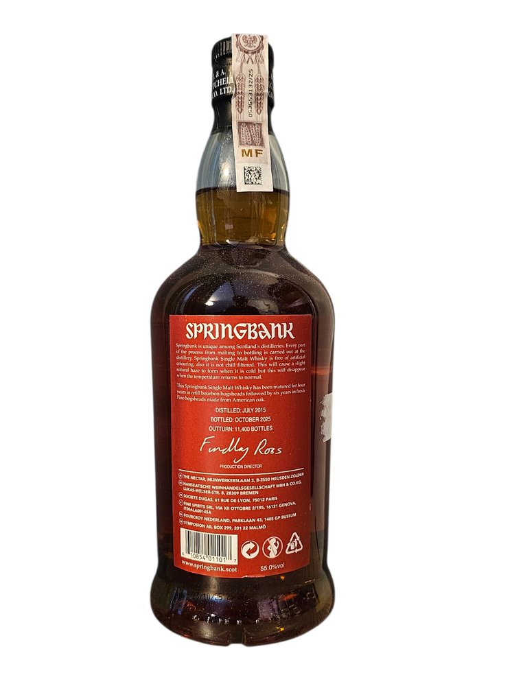 Springbank 2015 10 years old Fino Cask Matured - b. 2025 - 70cl #3.2
