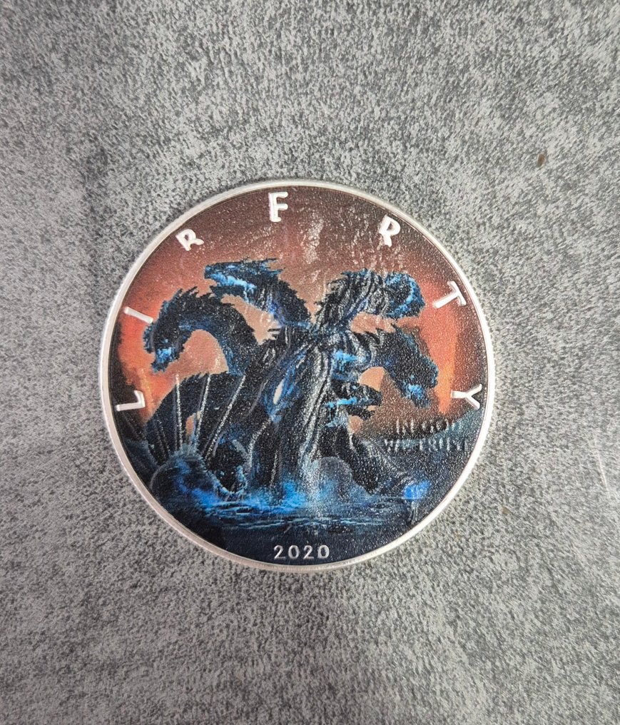 United States. 1 Dollar 2020. Hydra .999  (No reserve price) #1.0