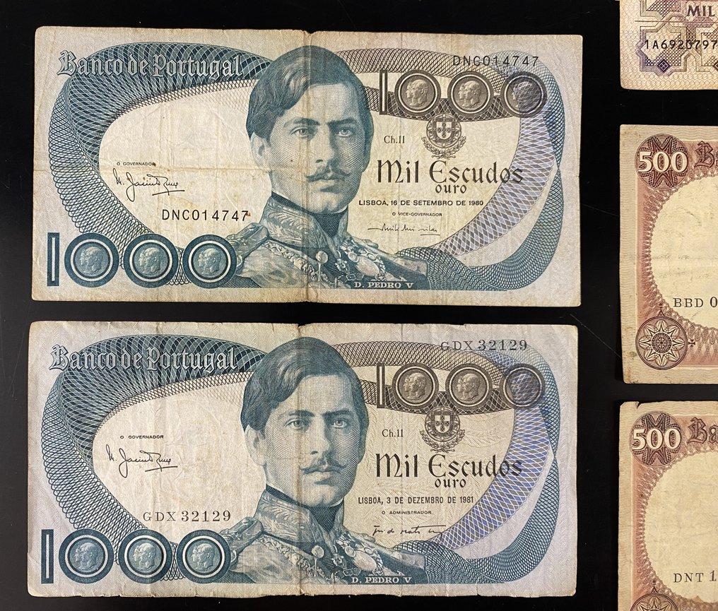 Portugal. - 19 banknotes - Various dates  (No reserve price) #2.1