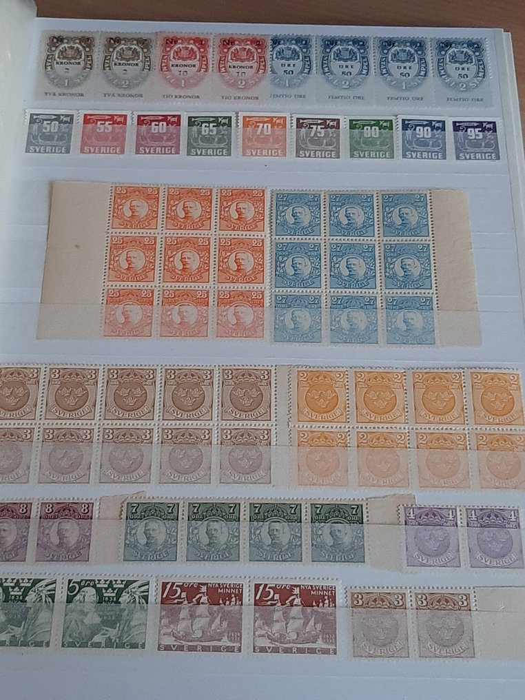 Sverige 1911/1998 - MNH**-samlingen i album Face 2000++ SEK #3.2